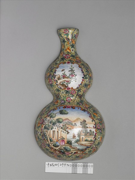 銅胎葫蘆形轎瓶