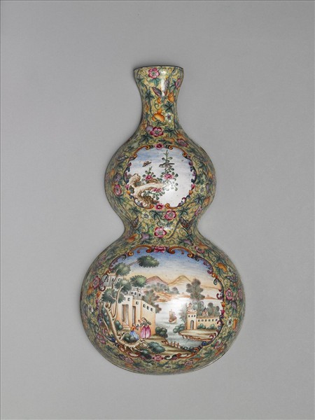 銅胎葫蘆形轎瓶