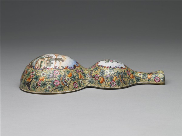 銅胎葫蘆形轎瓶