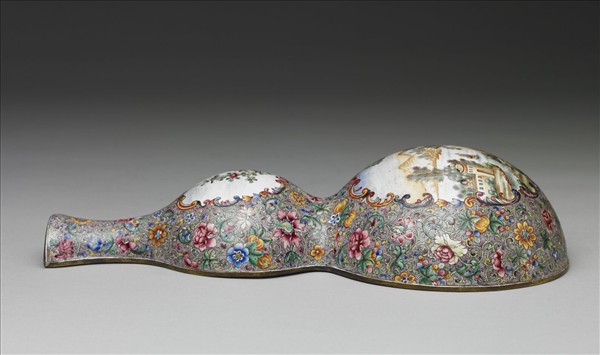 銅胎葫蘆形轎瓶