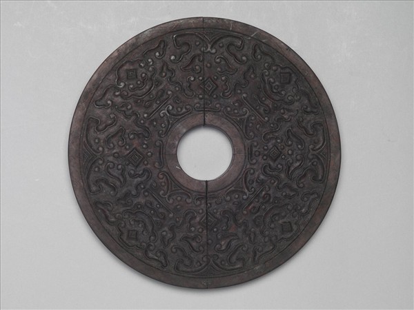 〈寧壽續鑑‧第九冊〉鏡匣雕刻木蓋