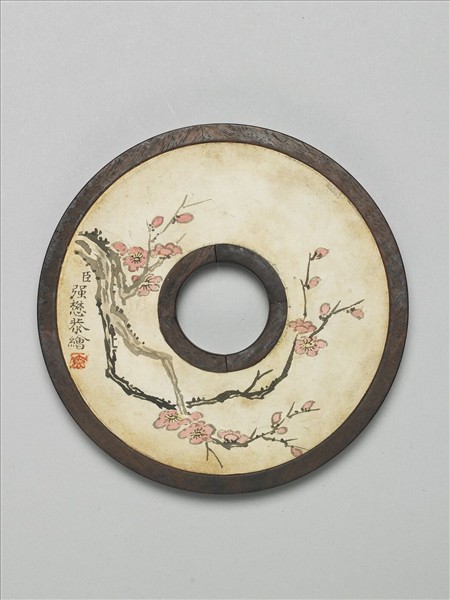 〈寧壽續鑑‧第十冊〉鏡匣雕刻木蓋