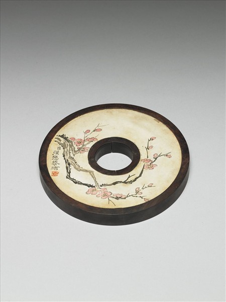 〈寧壽續鑑‧第十冊〉鏡匣雕刻木蓋