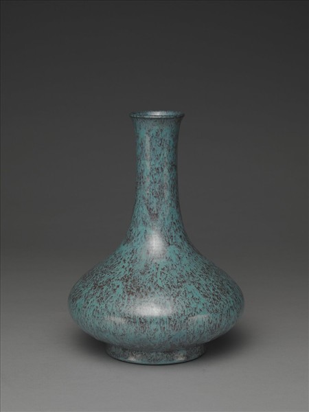 爐鈞釉長頸瓶