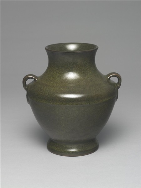 茶葉末釉雙耳壺