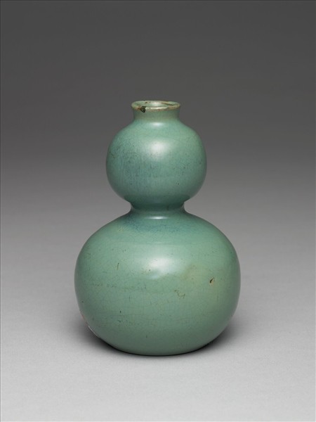 中國南方窯 綠釉葫蘆瓶