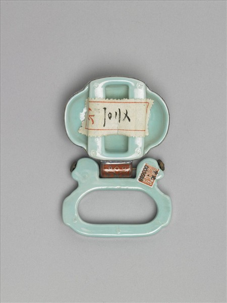 粉彩描金花卉紋帶板