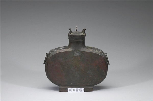 獸環扁壺