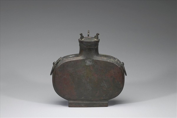 獸環扁壺