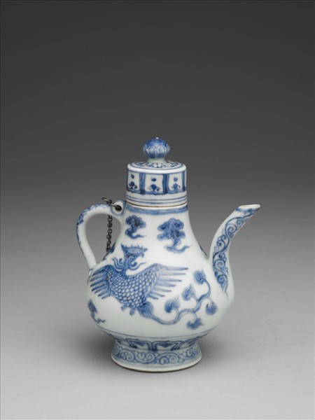 青花鳳紋執壺