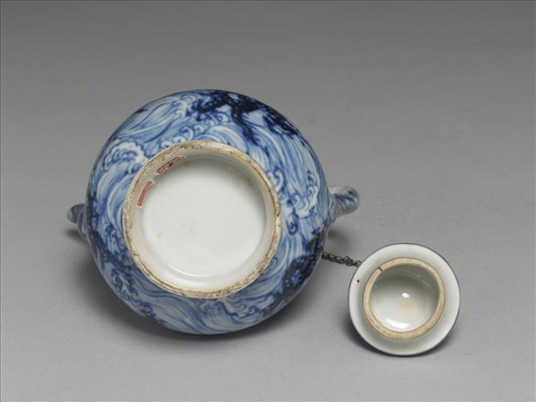 青花龍紋小執壺