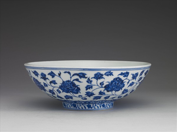 青花花卉紋碗