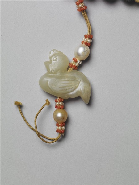 檀香木刻團壽紋數珠