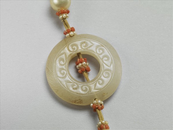 檀香木刻團壽紋數珠