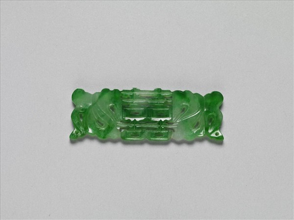 翠玉囍字長方腰結