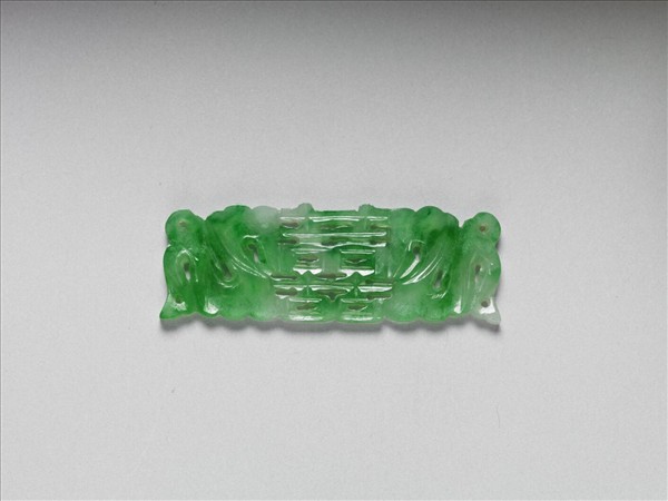 翠玉囍字長方腰結