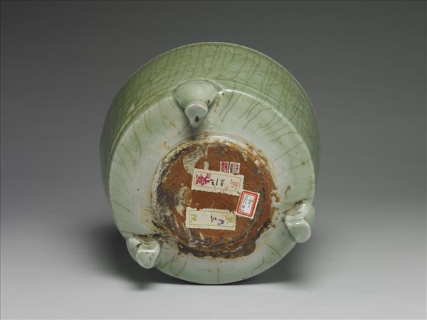 龍泉窯 青瓷三足爐