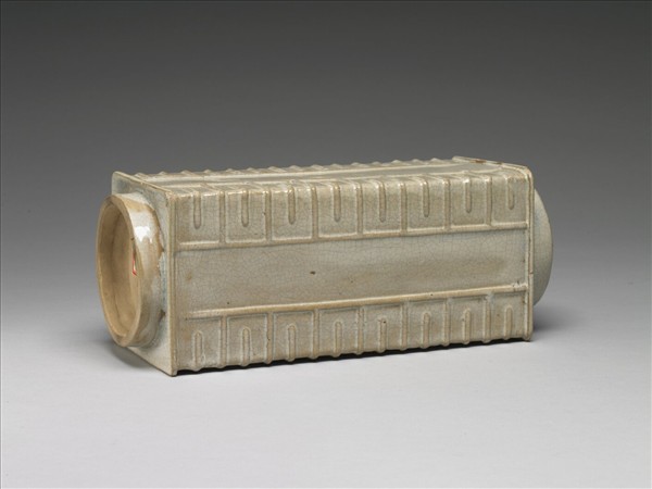 石灣窯 白瓷蓍草瓶