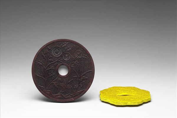 〈寧壽續鑑‧第三十六冊〉鏡匣雕刻木蓋