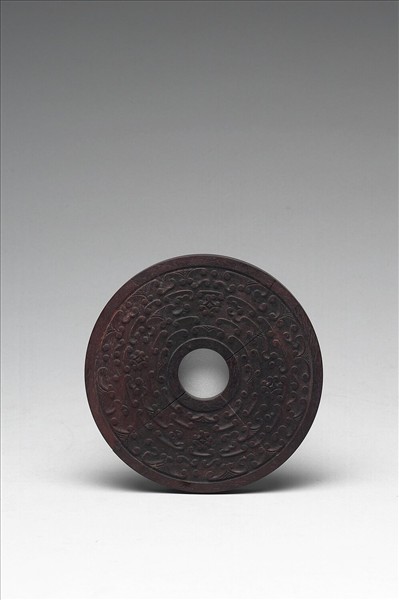 〈寧壽續鑑‧第四十冊〉鏡匣雕刻木蓋