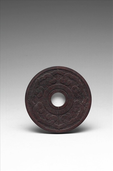 〈寧壽續鑑‧第四十四冊〉鏡匣雕刻木蓋