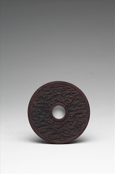 〈寧壽續鑑‧第四十五冊〉鏡匣雕刻木蓋