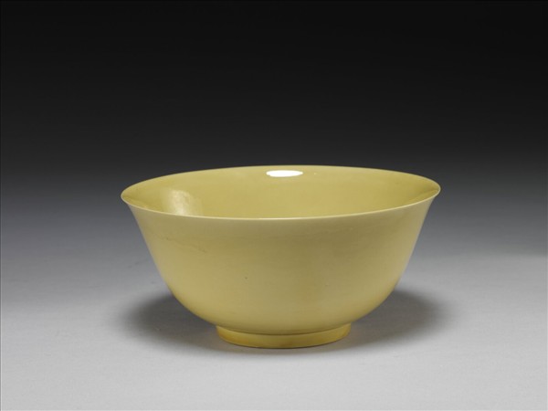 黃釉碗