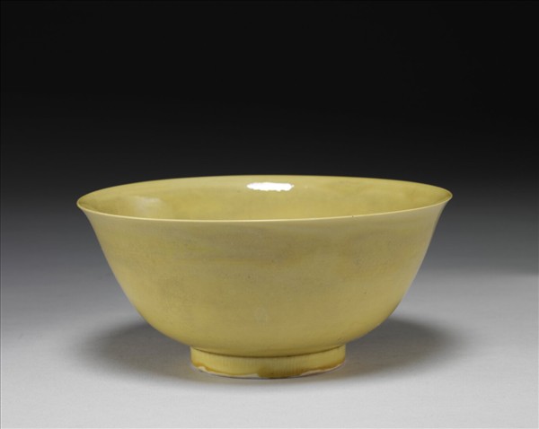 黃釉碗