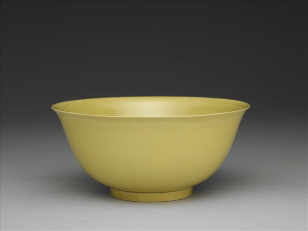 黃釉碗