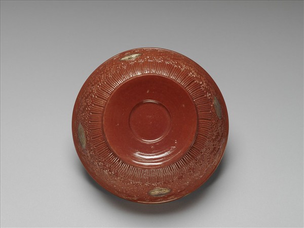 仿剔紅壽字紋碗