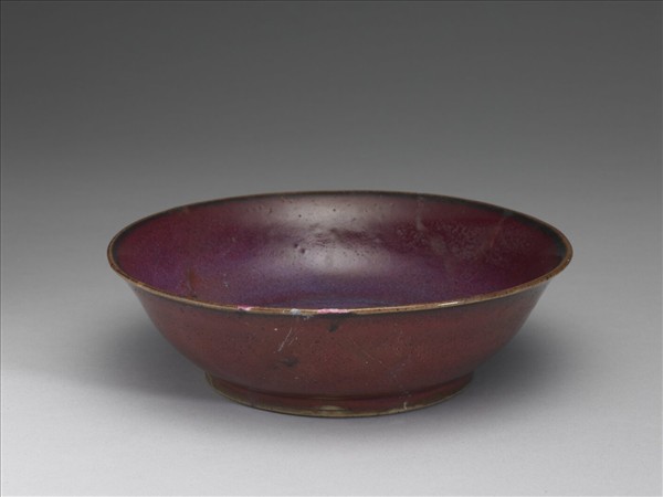 鈞窯 紫紅釉盤