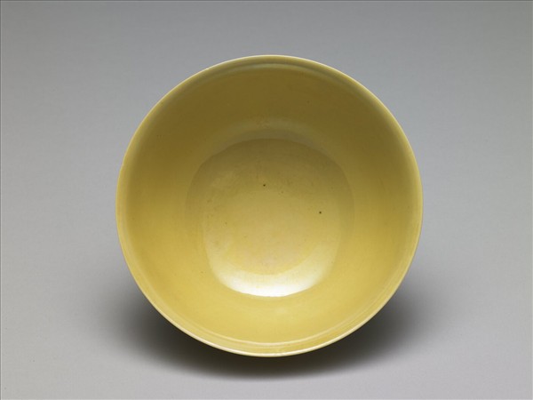 黃釉碗