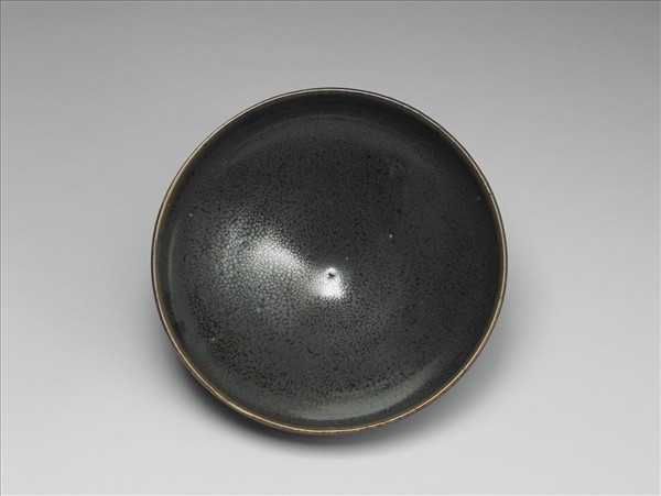 油滴黑釉碗