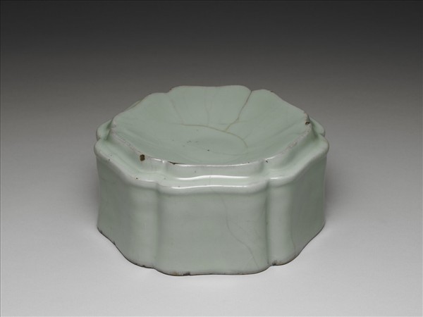 官窯 青瓷葵花式洗