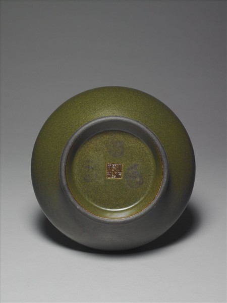 茶葉末釉長頸瓶