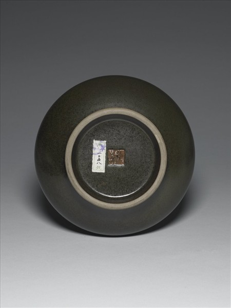 茶葉末釉長頸瓶