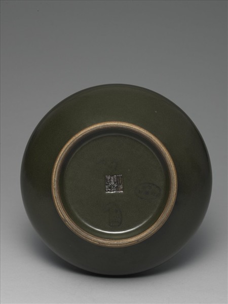 茶葉末釉長頸瓶