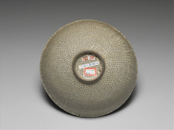 哥窯 青瓷葵口碗