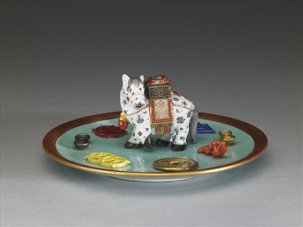 綠地粉彩寶馬香插