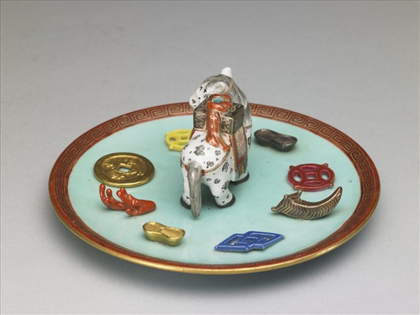 綠地粉彩寶馬香插