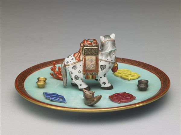 綠地粉彩寶馬香插