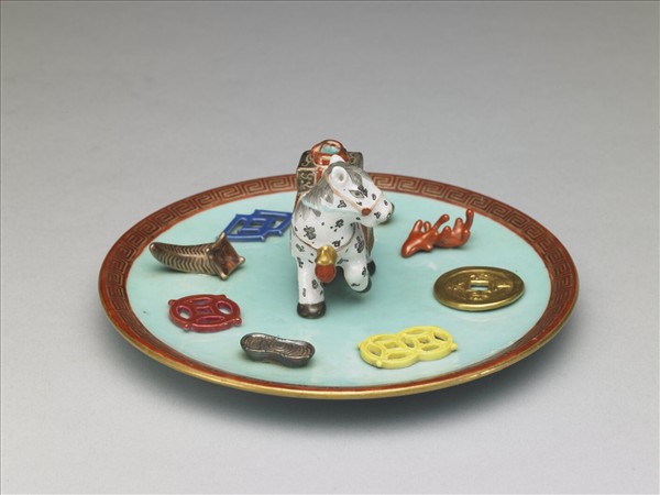 綠地粉彩寶馬香插