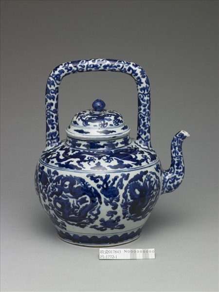 青花雲龍提梁壺- 故宮