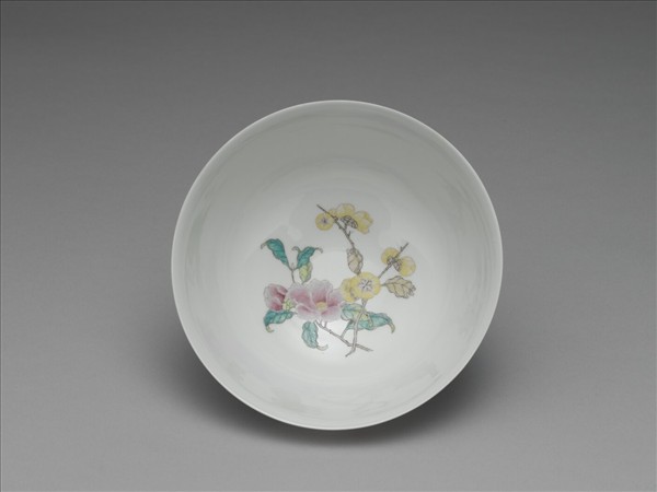 琺瑯彩山水樓閣圖碗