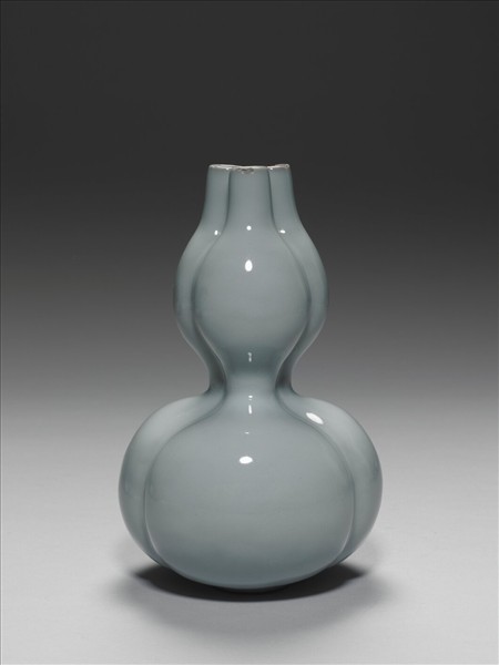 青瓷三連葫蘆瓶