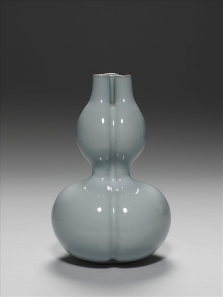 青瓷三連葫蘆瓶