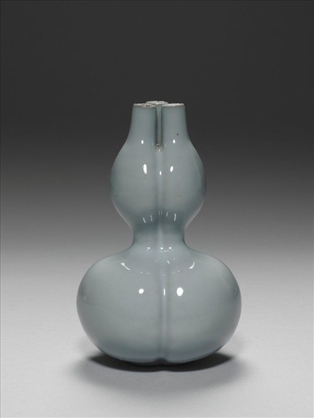 青瓷三連葫蘆瓶