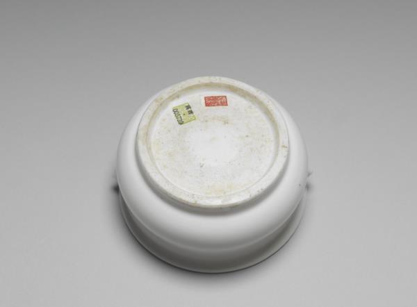 德化窯 白瓷獸耳爐