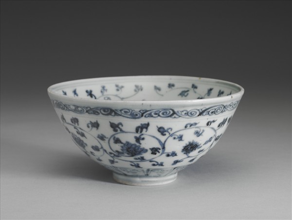 青花花卉紋碗