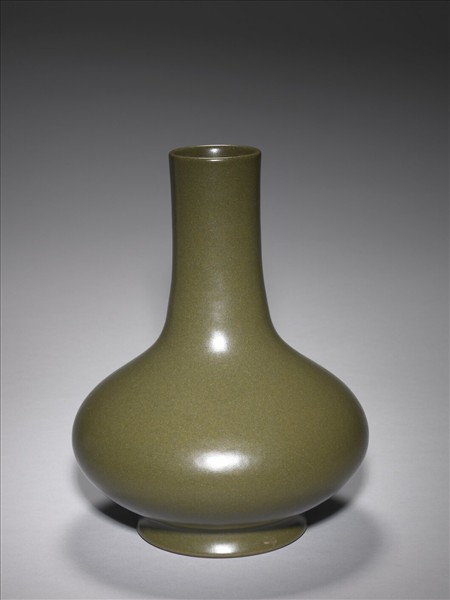 茶葉末釉長頸瓶